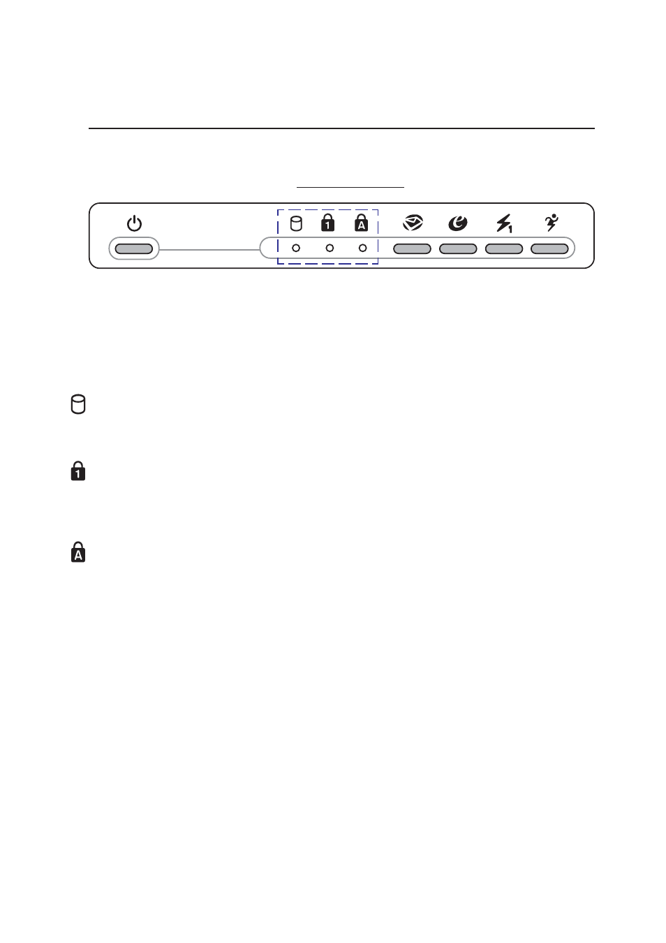 Instant status indicators and launch keys, Status indicators | Asus L4R User Manual | Page 34 / 72