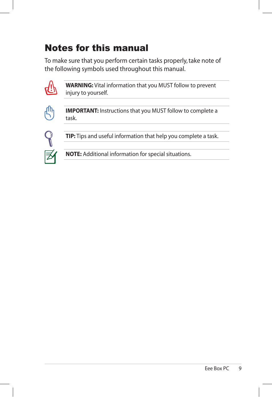 Asus B202 User Manual | Page 9 / 32