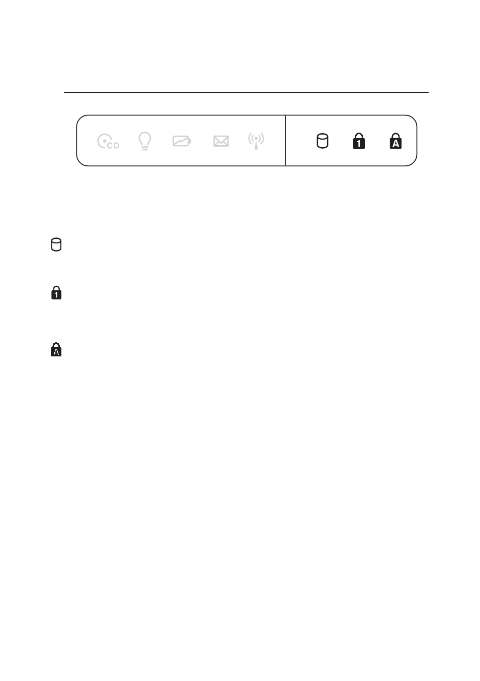 Status indicators | Asus M6N User Manual | Page 38 / 76