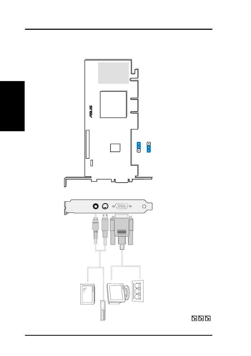 Hardware setup, Asus v7100 / t layout, Item checklist | 32/16mb frame buf fer, H/w setup t, Use the same tv standard for all devices | Asus V7100 Series User Manual | Page 16 / 124