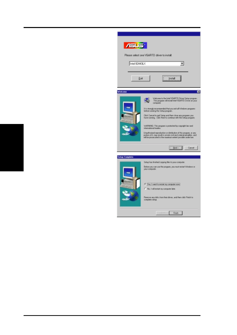 Software setup | Asus V7100 Series User Manual | Page 32 / 124