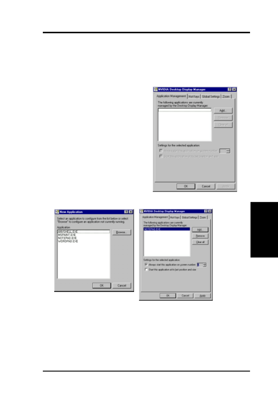 Software reference, Desktop display manager | Asus V7100 Series User Manual | Page 71 / 124