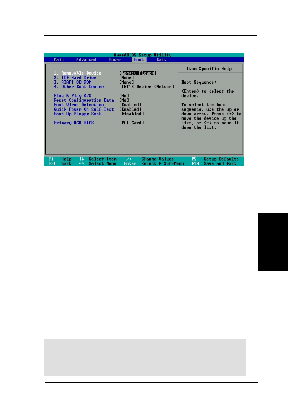 Bios setup, 6 boot menu | Asus A7V-E User Manual | Page 71 / 84