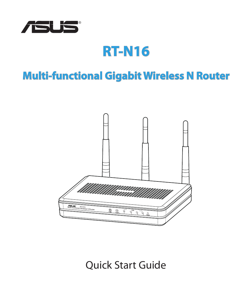 Asus RT-N16 User Manual | 147 pages