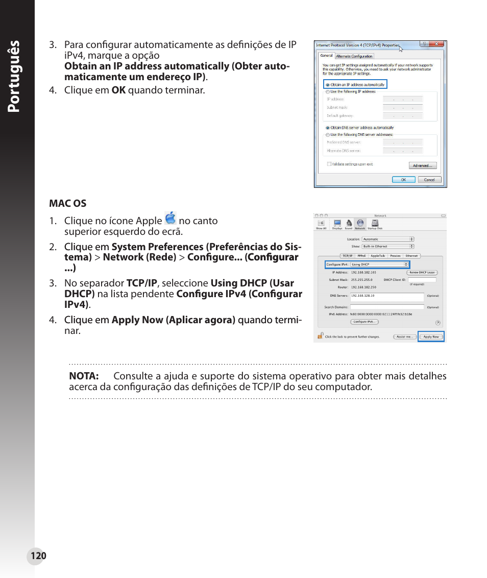 Por tuguês | Asus RT-N16 User Manual | Page 108 / 147