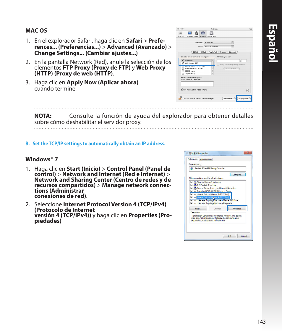 Español | Asus RT-N16 User Manual | Page 131 / 147