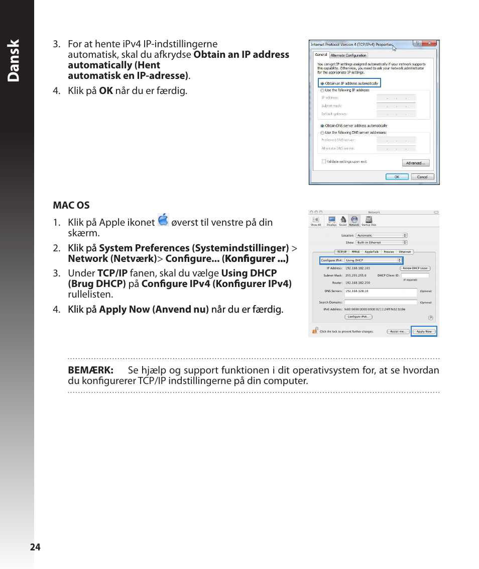 Dansk | Asus RT-N16 User Manual | Page 24 / 147