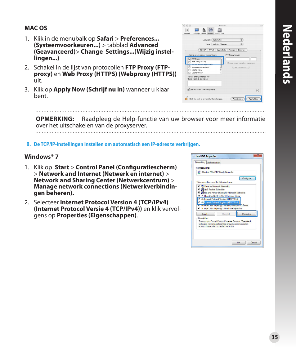 Neder lands | Asus RT-N16 User Manual | Page 35 / 147