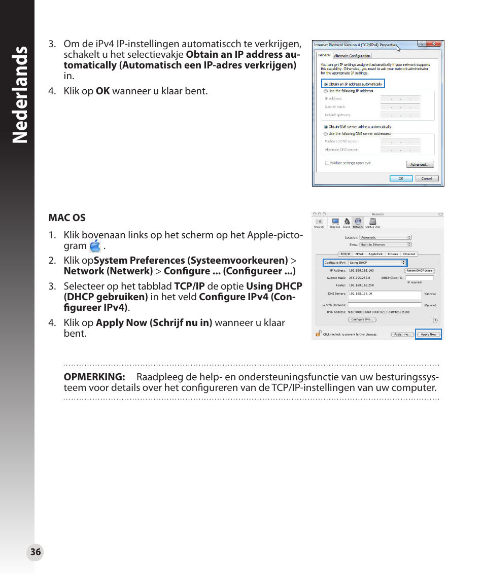 Neder lands | Asus RT-N16 User Manual | Page 36 / 147