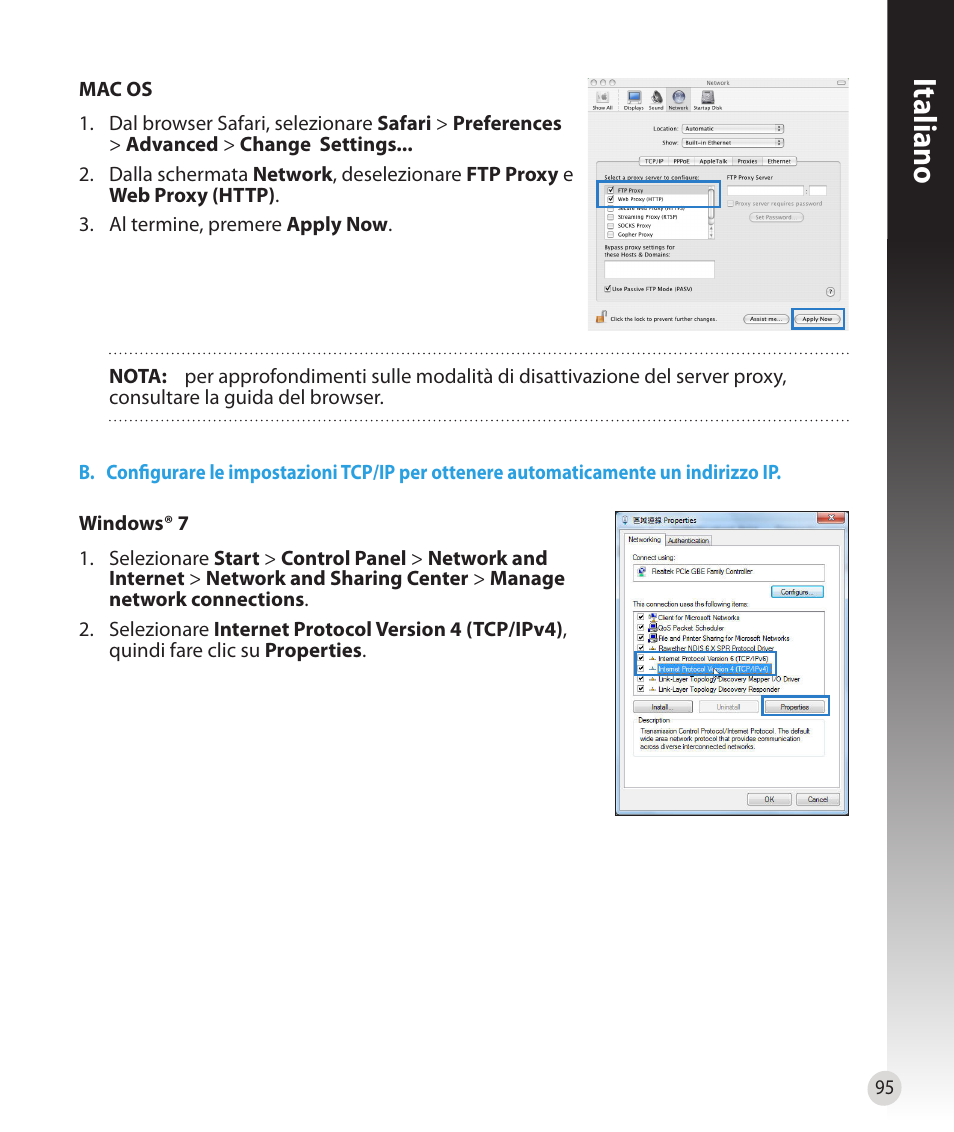 Italiano | Asus RT-N16 User Manual | Page 83 / 147