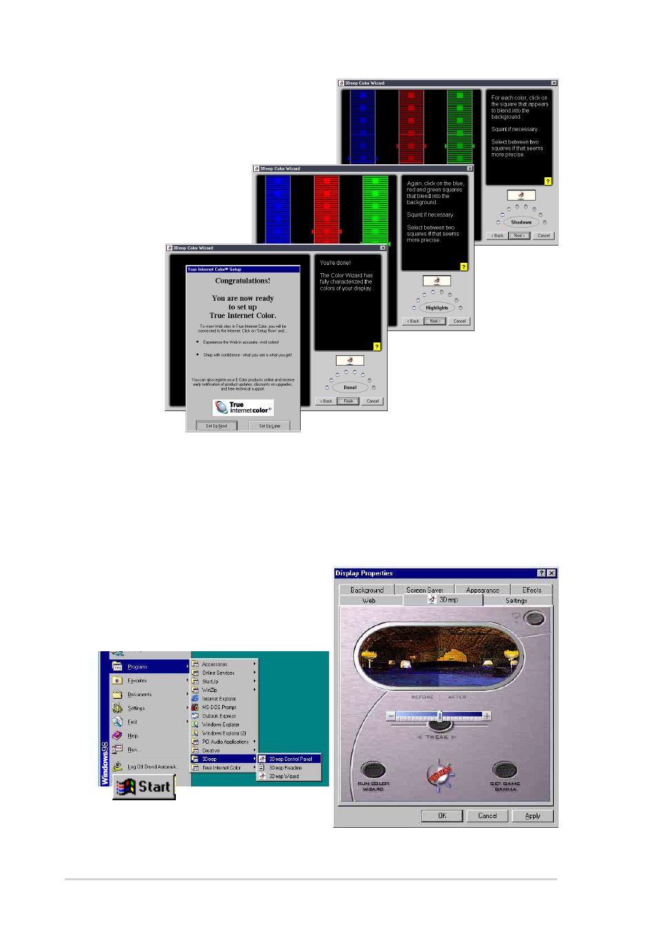 2 the 3deep control panel | Asus A7N8X Deluxe User Manual | Page 102 / 124