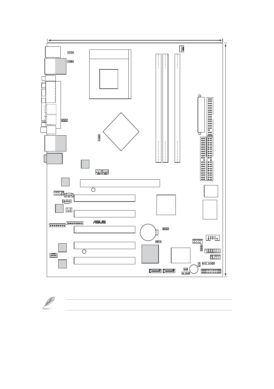 8chapter 2: hardware information, Socket 462, 5cm (9.64in) | Nvidia, 5cm (12.0in), A7n8x nforce2, Accelerated graphics port (agp pro), Super i/o, Pci 1, Pci 2 pci 3 pci 4 pci 5 | Asus A7N8X Deluxe User Manual | Page 22 / 124