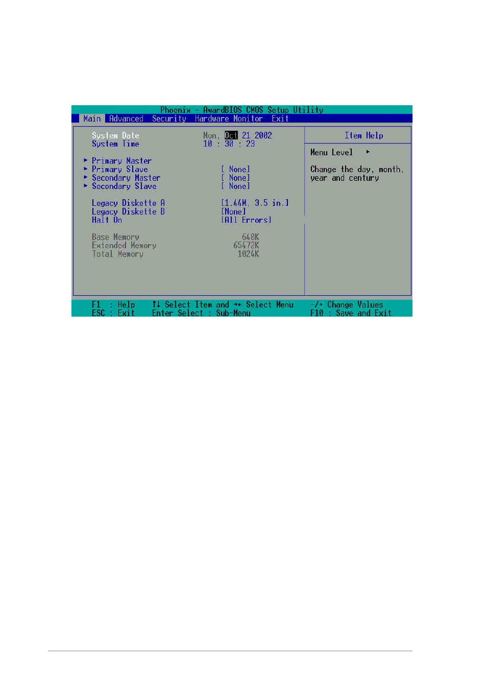 3 main menu | Asus A7N8X Deluxe User Manual | Page 64 / 124