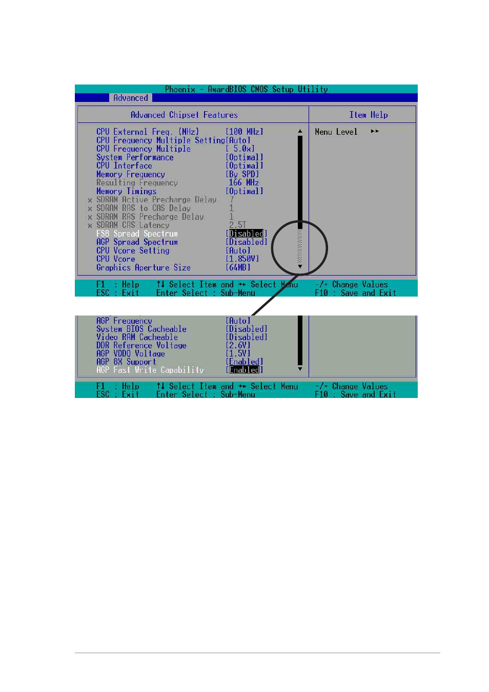 2 advanced chipset features | Asus A7N8X Deluxe User Manual | Page 73 / 124