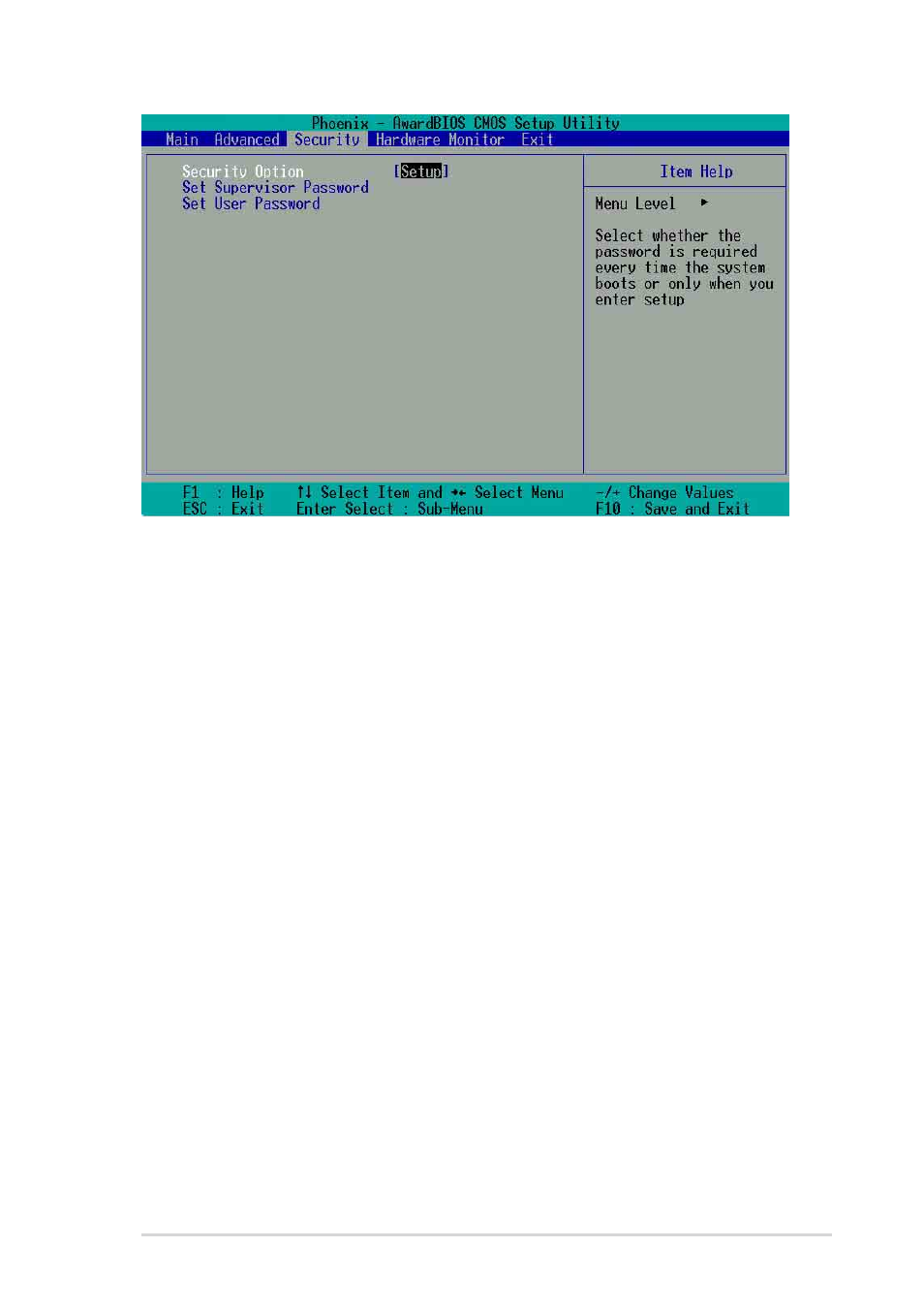 Set supervisor password / set user password | Asus A7N8X Deluxe User Manual | Page 83 / 124