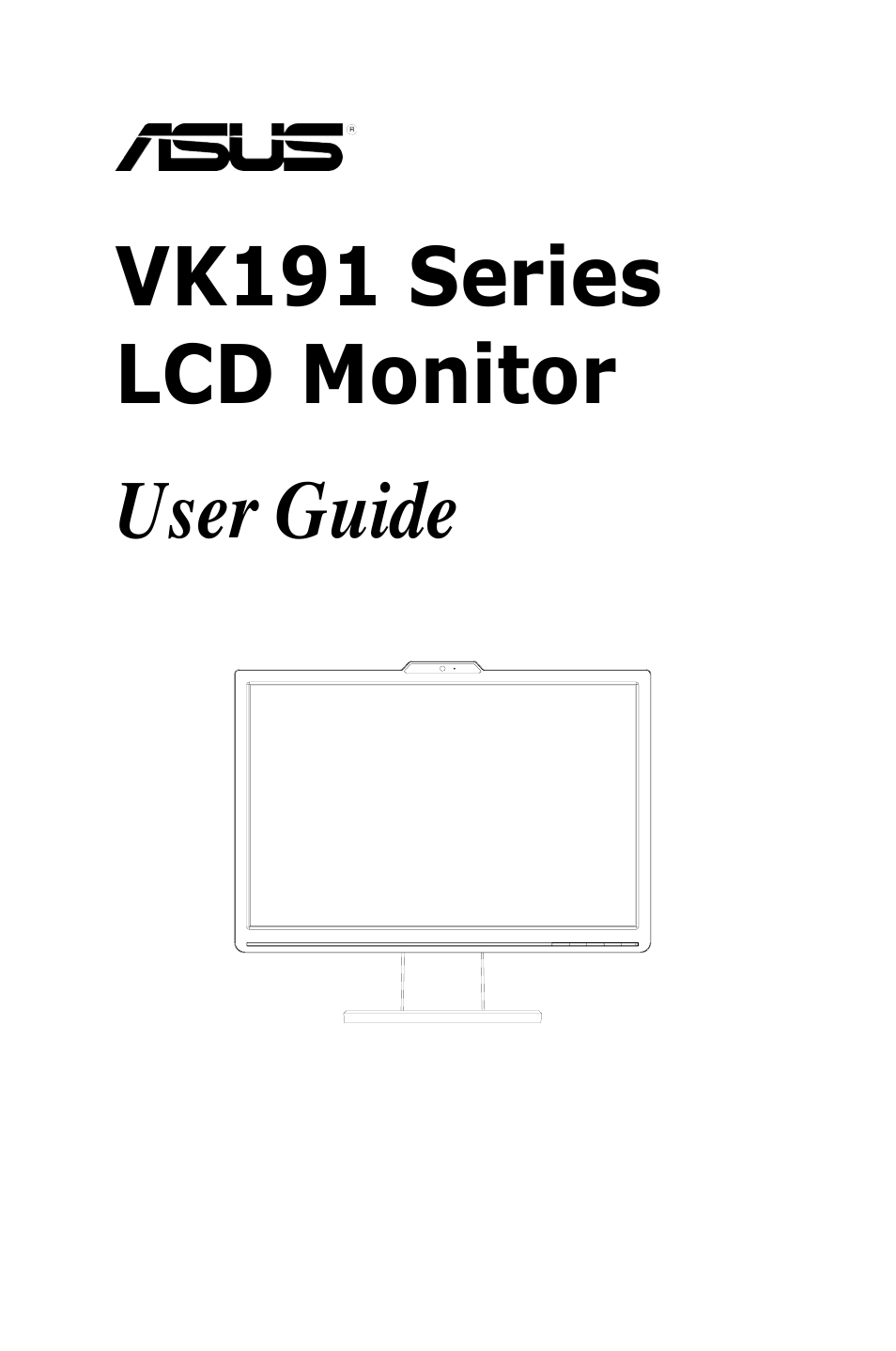 Asus VK191T User Manual | 22 pages