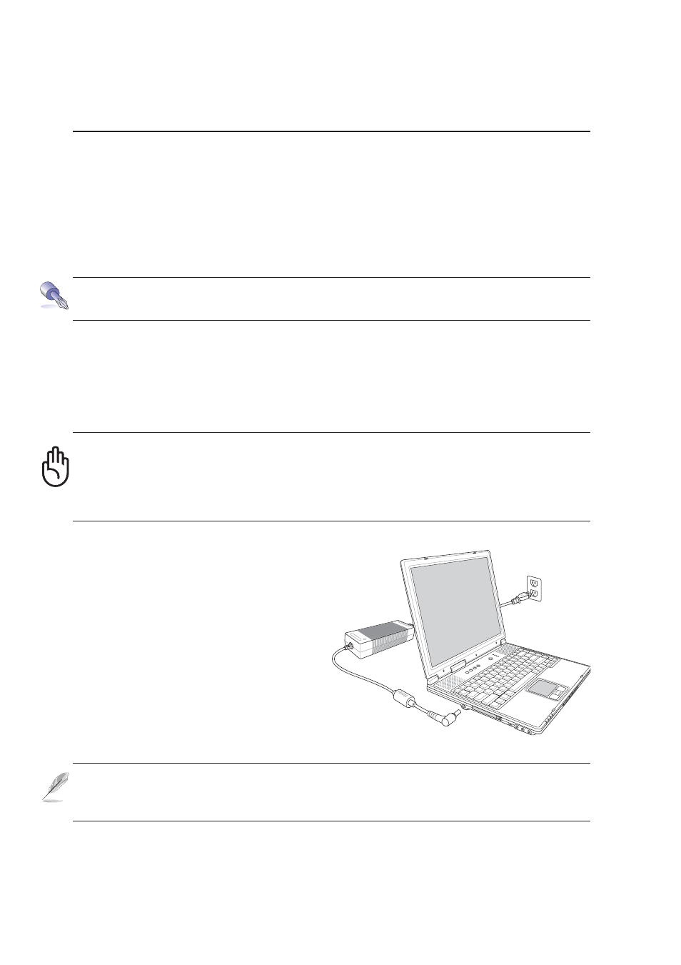 Power connection | Asus A2Dc User Manual | Page 29 / 74