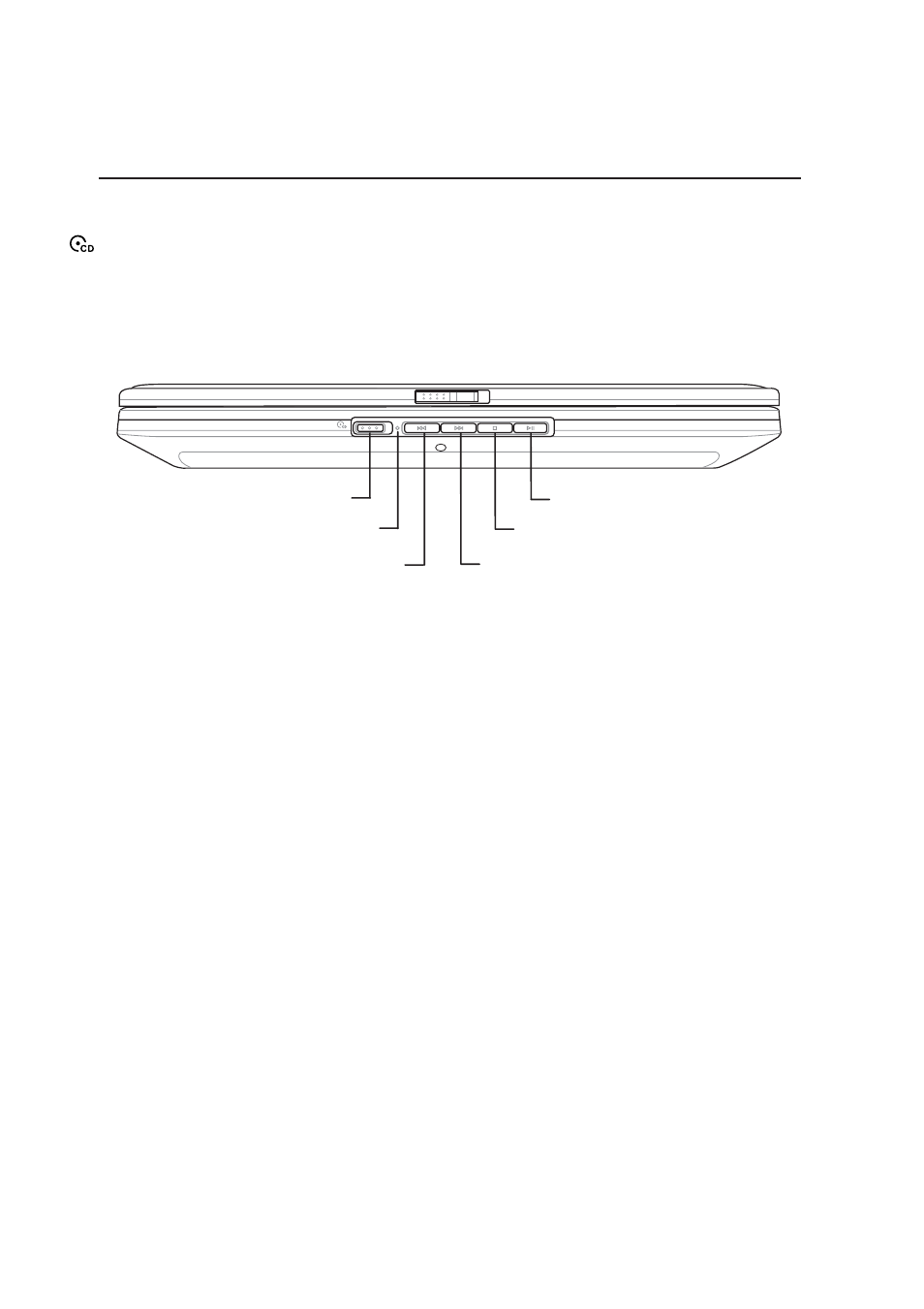 Cd player control buttons and indicator | Asus A2Dc User Manual | Page 39 / 74