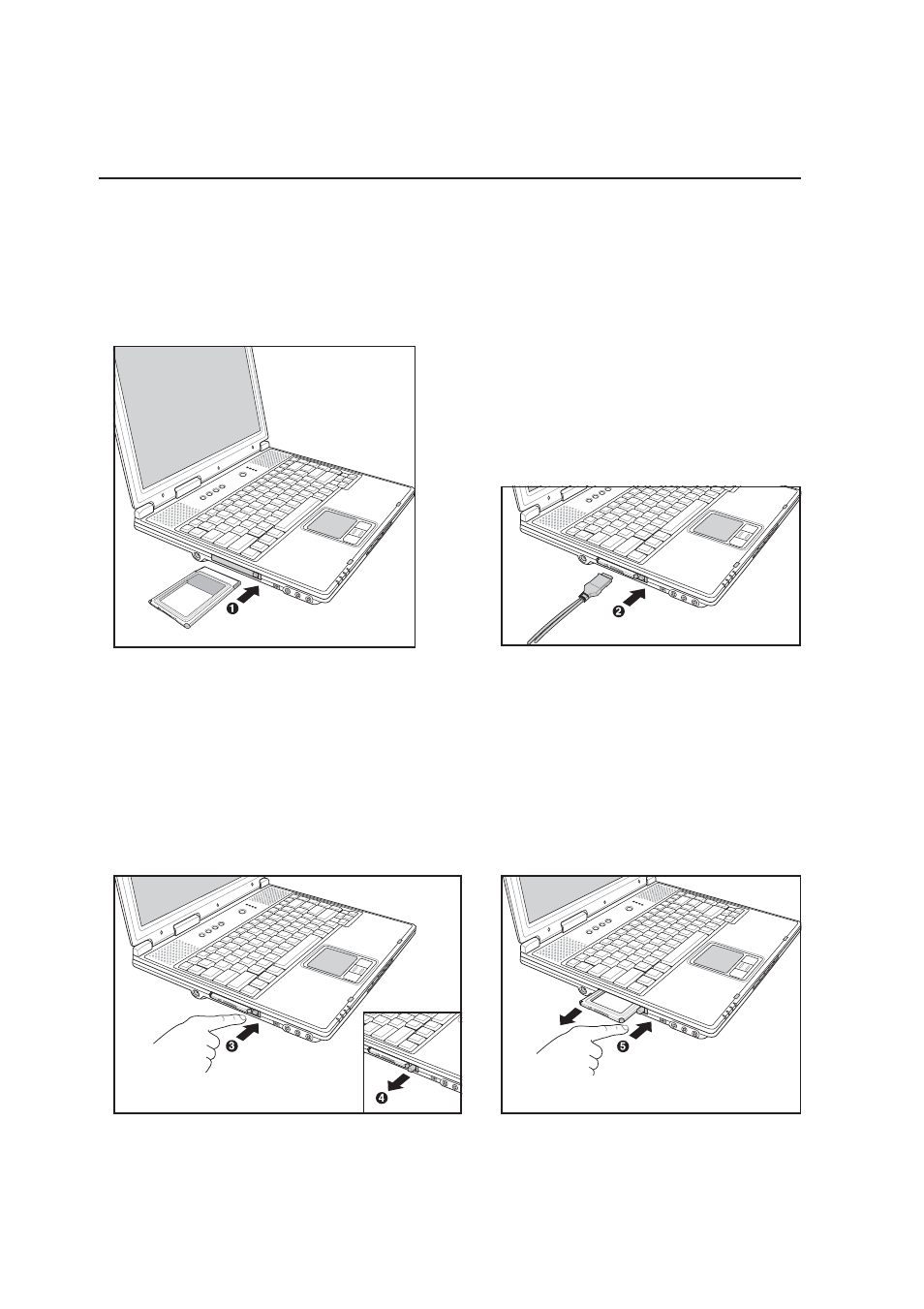 Inserting a pc card (pcmcia), Removing a pc card (pcmcia) | Asus A2Dc User Manual | Page 47 / 74