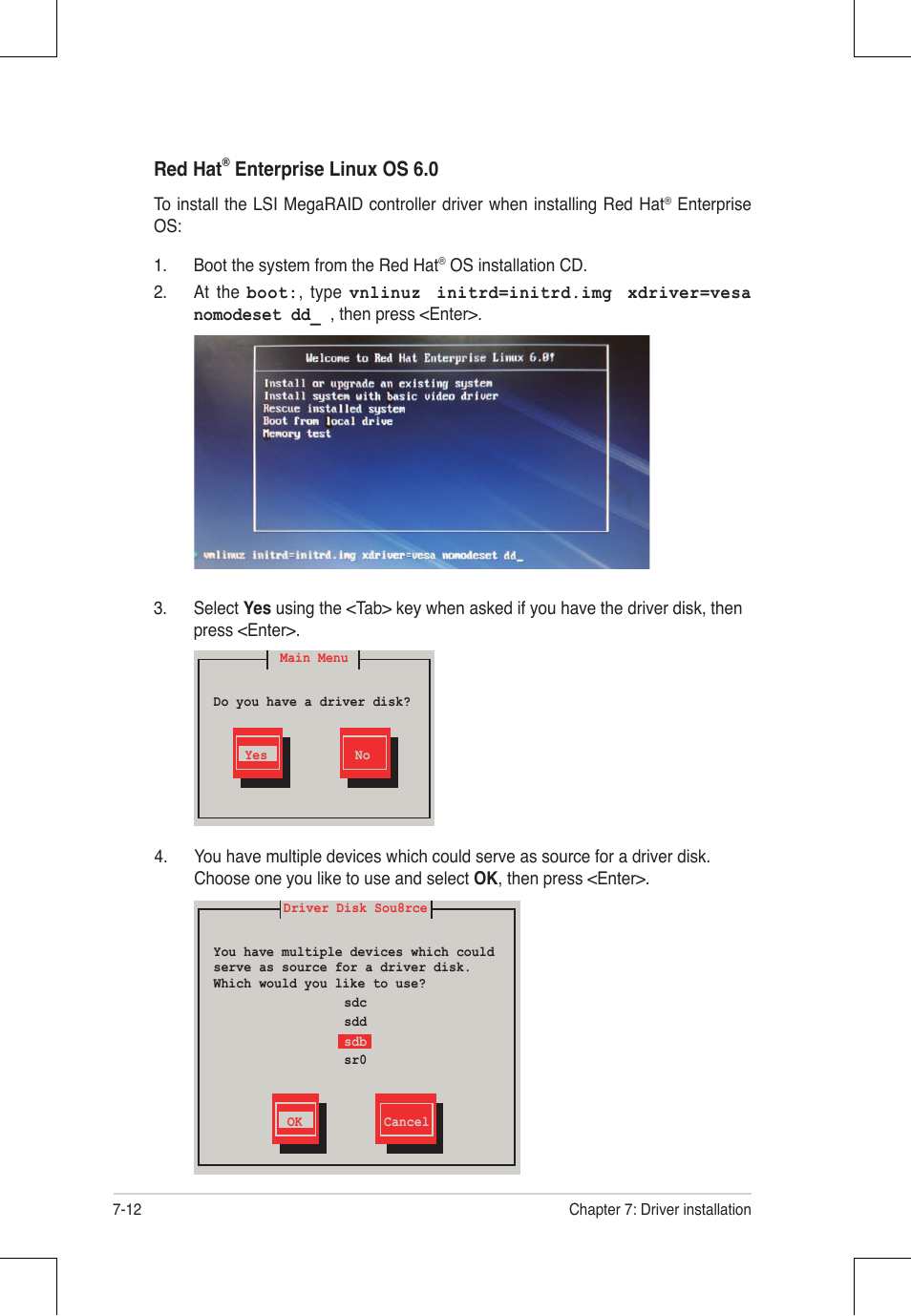 Red hat, Enterprise linux os 6.0 | Asus RS924A-E6/RS8 User Manual | Page 136 / 162