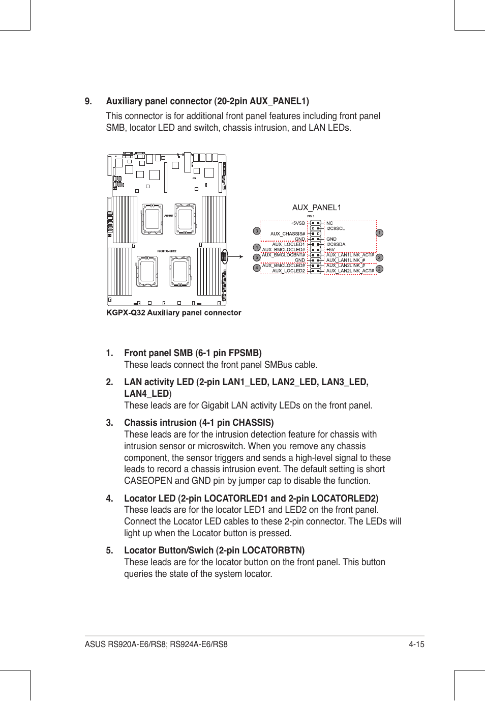 Asus RS924A-E6/RS8 User Manual | Page 67 / 162