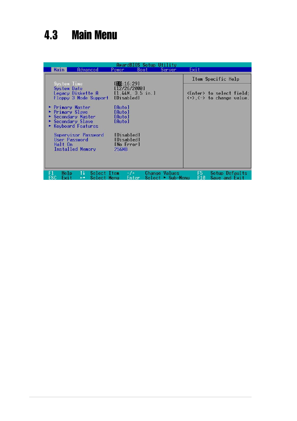 3 main menu | Asus PR-DLS User Manual | Page 66 / 128