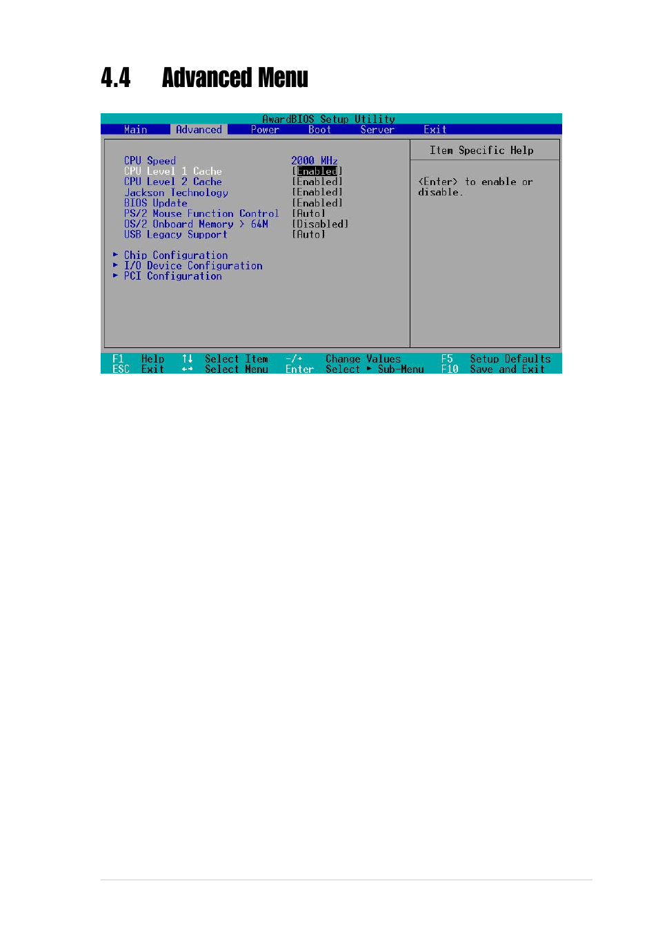 4 advanced menu | Asus PR-DLS User Manual | Page 73 / 128