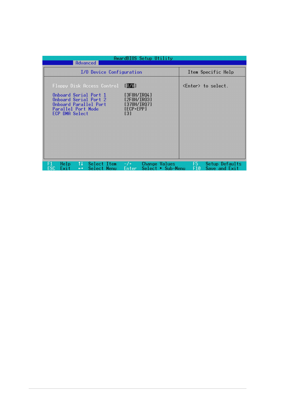 2 i/o device configuration | Asus PR-DLS User Manual | Page 76 / 128