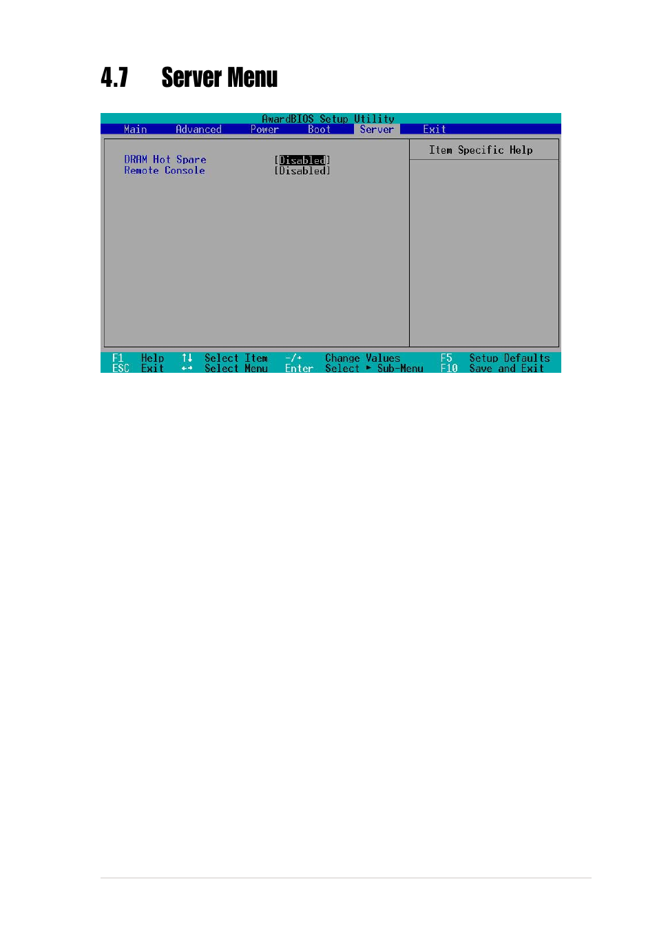 7 server menu | Asus PR-DLS User Manual | Page 87 / 128