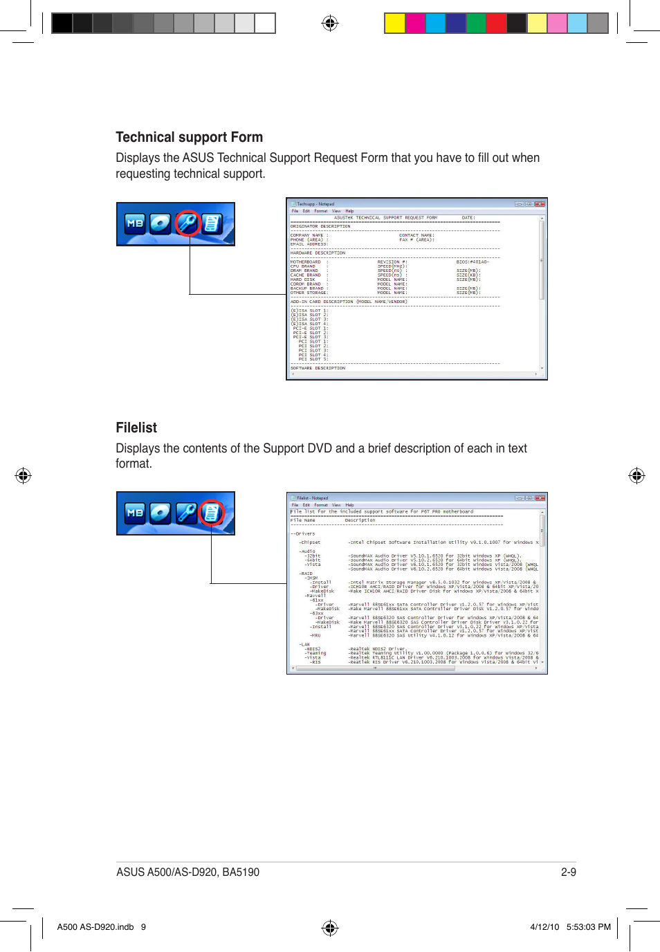 Asus BA5190 User Manual | Page 24 / 71