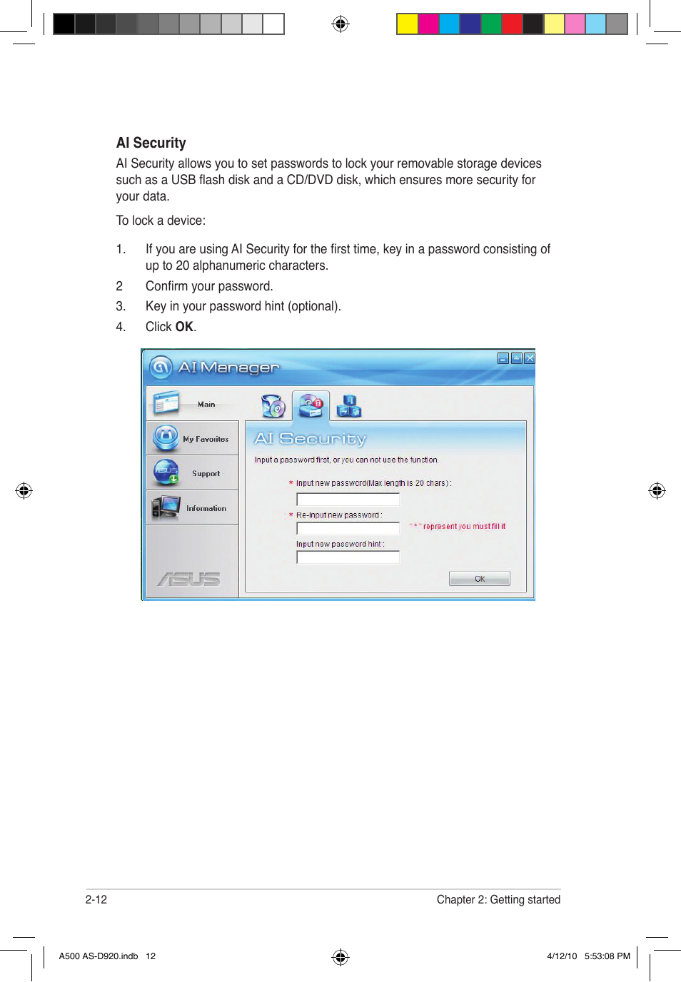 Asus BA5190 User Manual | Page 27 / 71