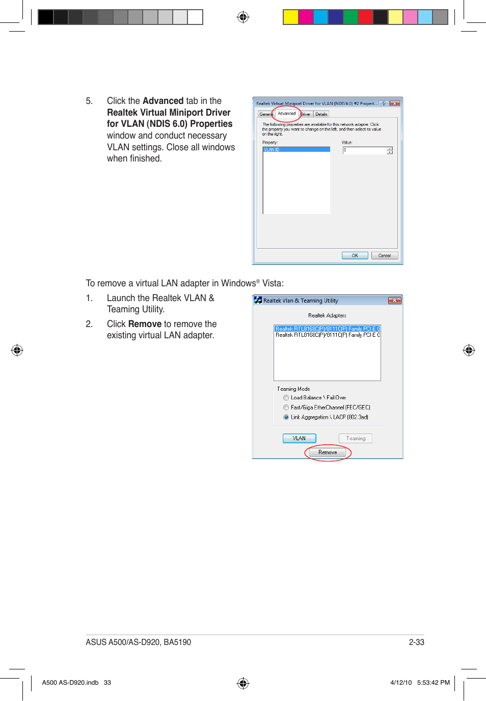 Asus BA5190 User Manual | Page 48 / 71