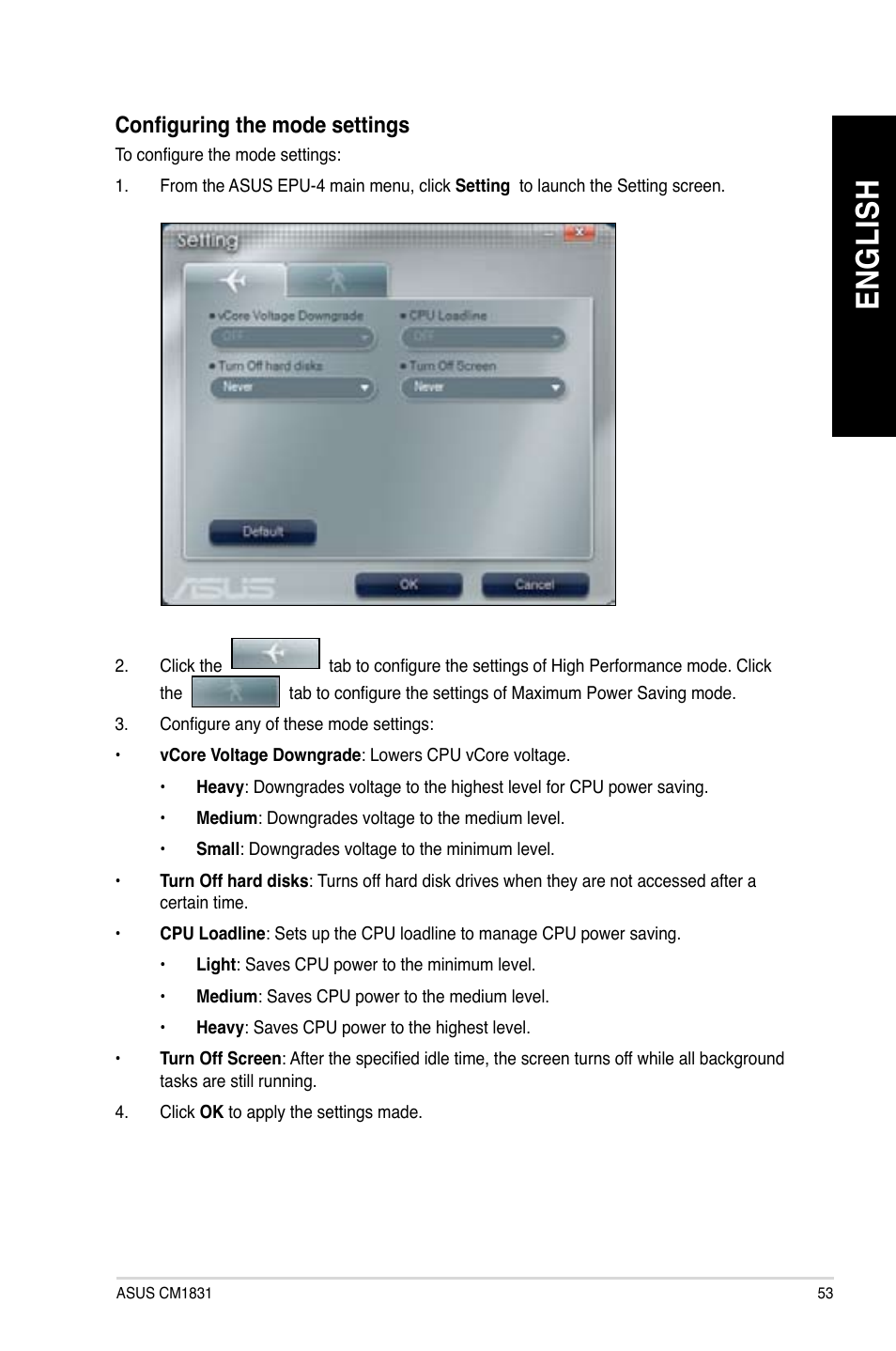 En g lis h en g li sh | Asus CM1831 User Manual | Page 53 / 70