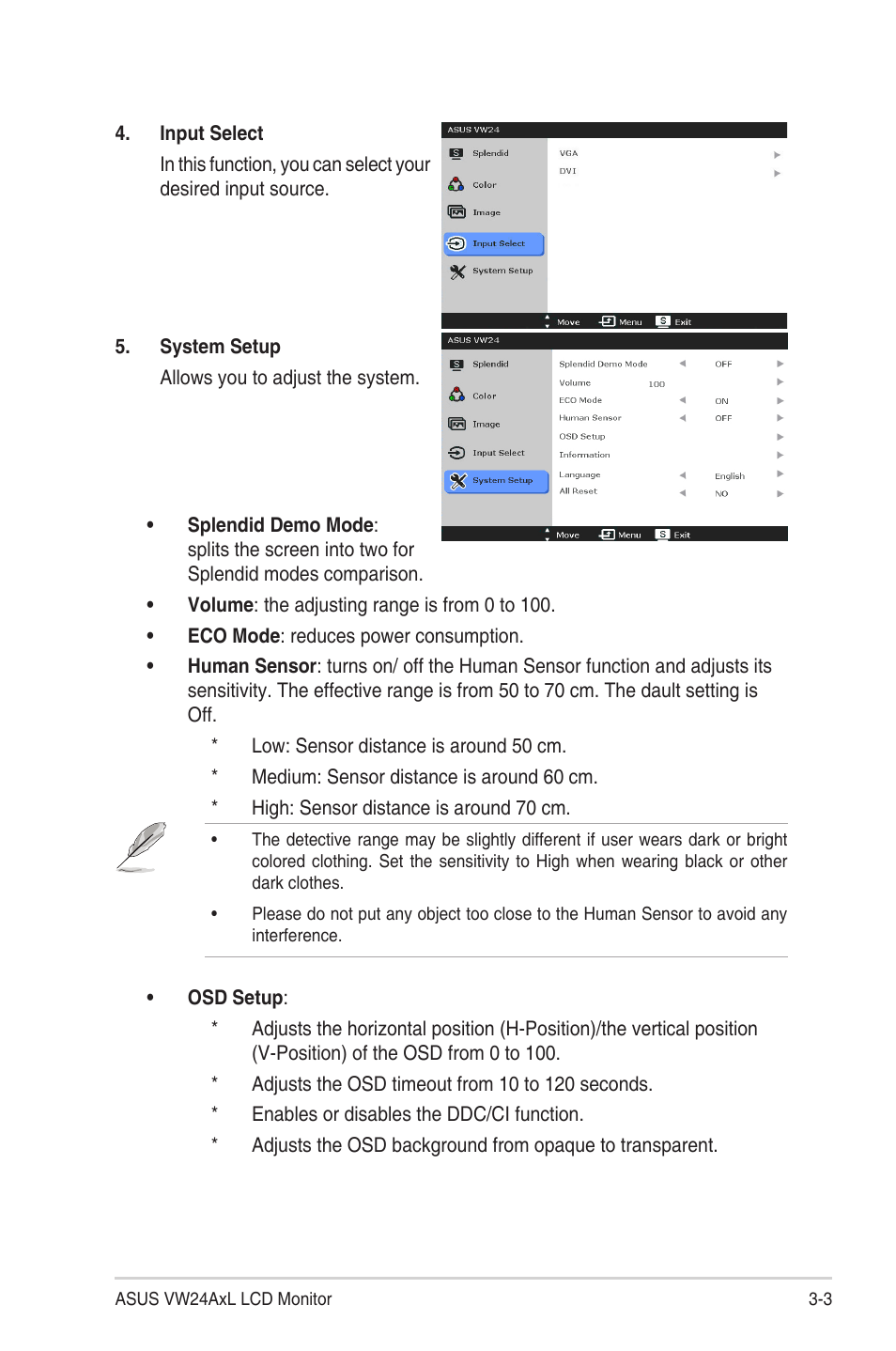 Asus VW24ATLR User Manual | Page 21 / 26