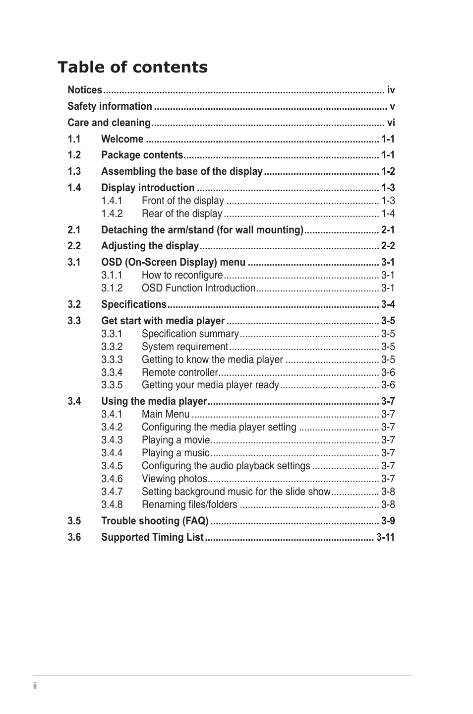 Asus SD222-YA User Manual | Page 2 / 24