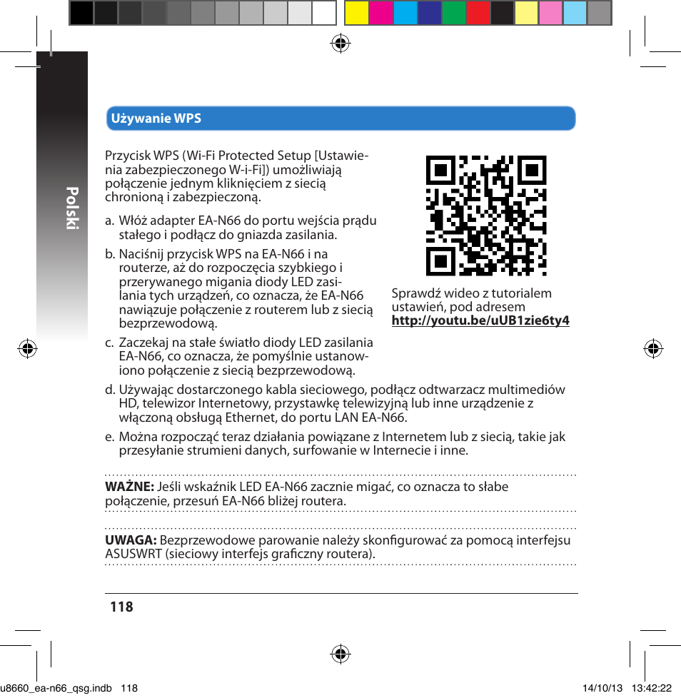 Polsk i | Asus EA-N66 User Manual | Page 118 / 178