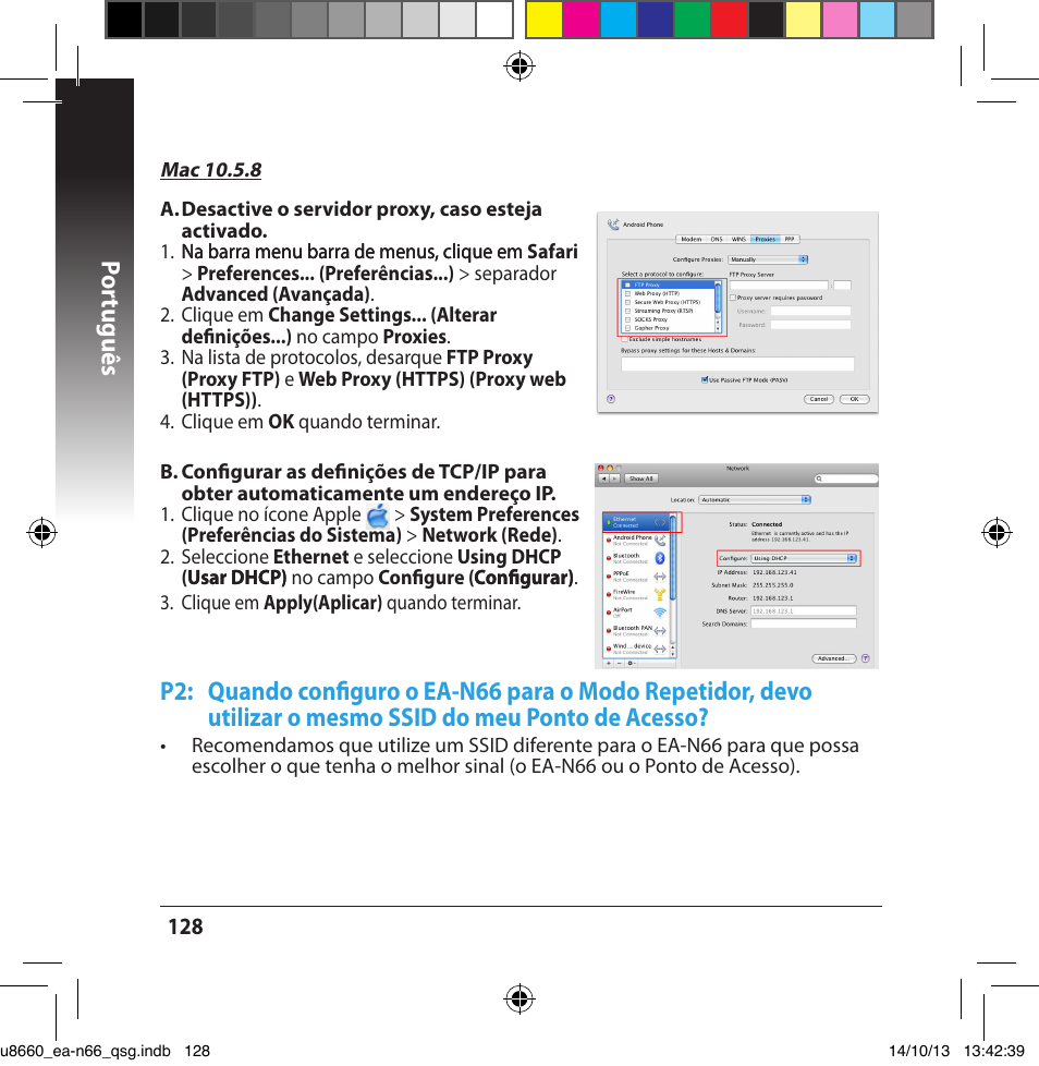 Por tuguês | Asus EA-N66 User Manual | Page 128 / 178