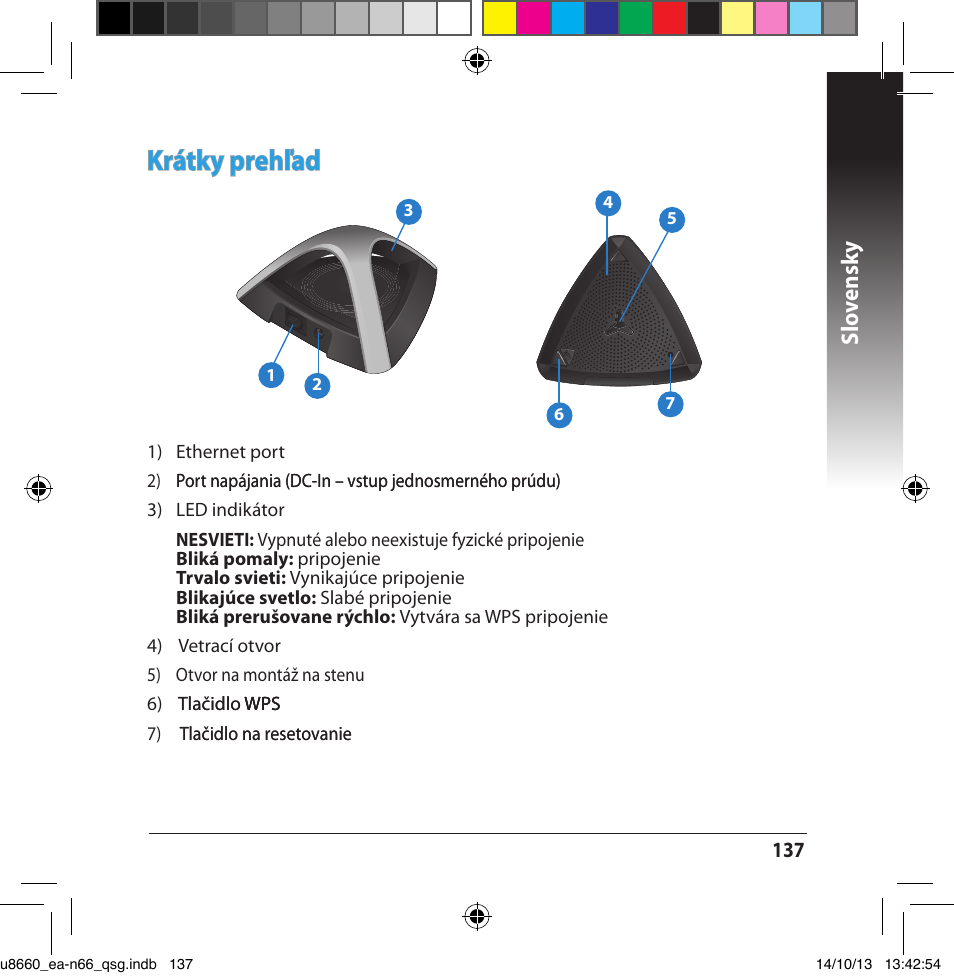 Krátky prehľad, Slo vensk y | Asus EA-N66 User Manual | Page 137 / 178