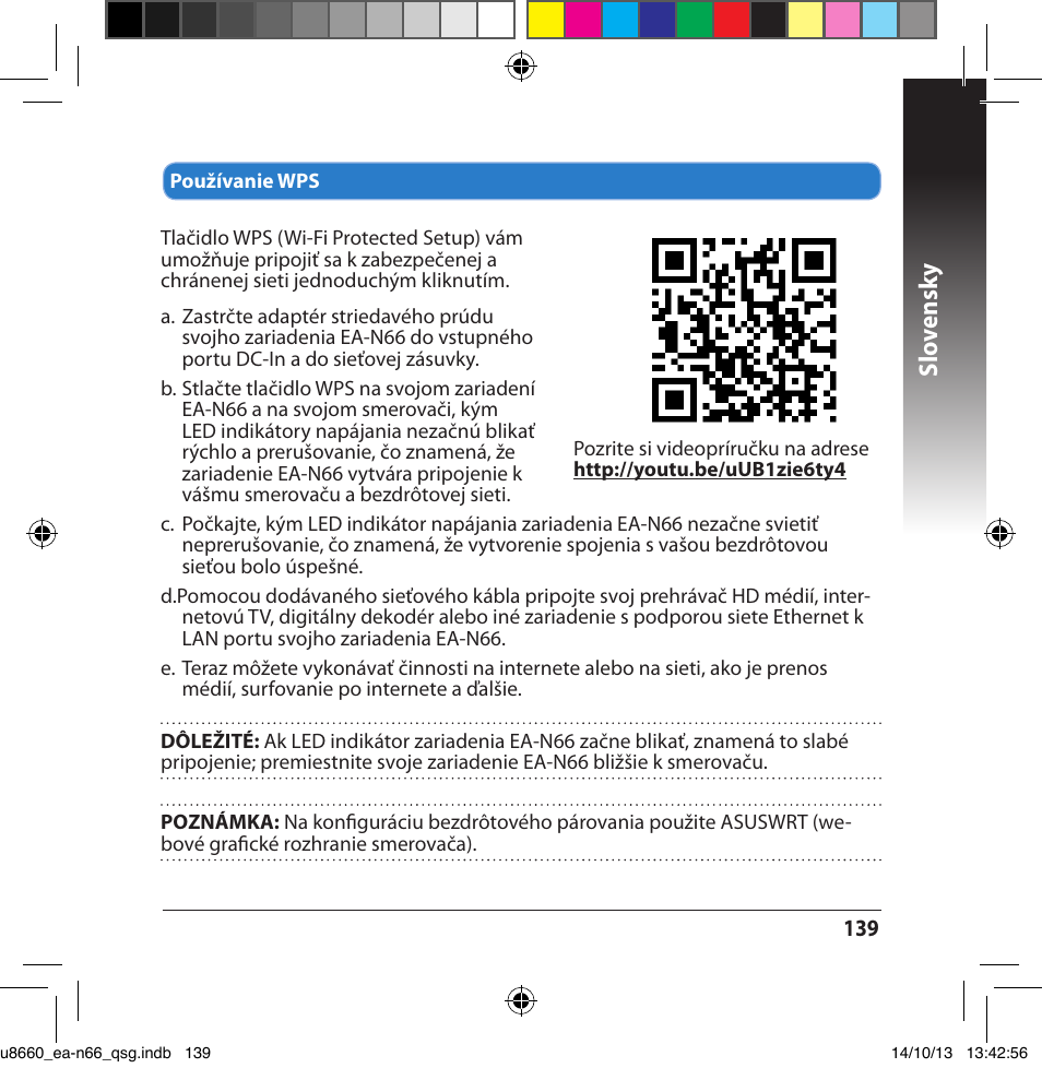Slo vensk y | Asus EA-N66 User Manual | Page 139 / 178