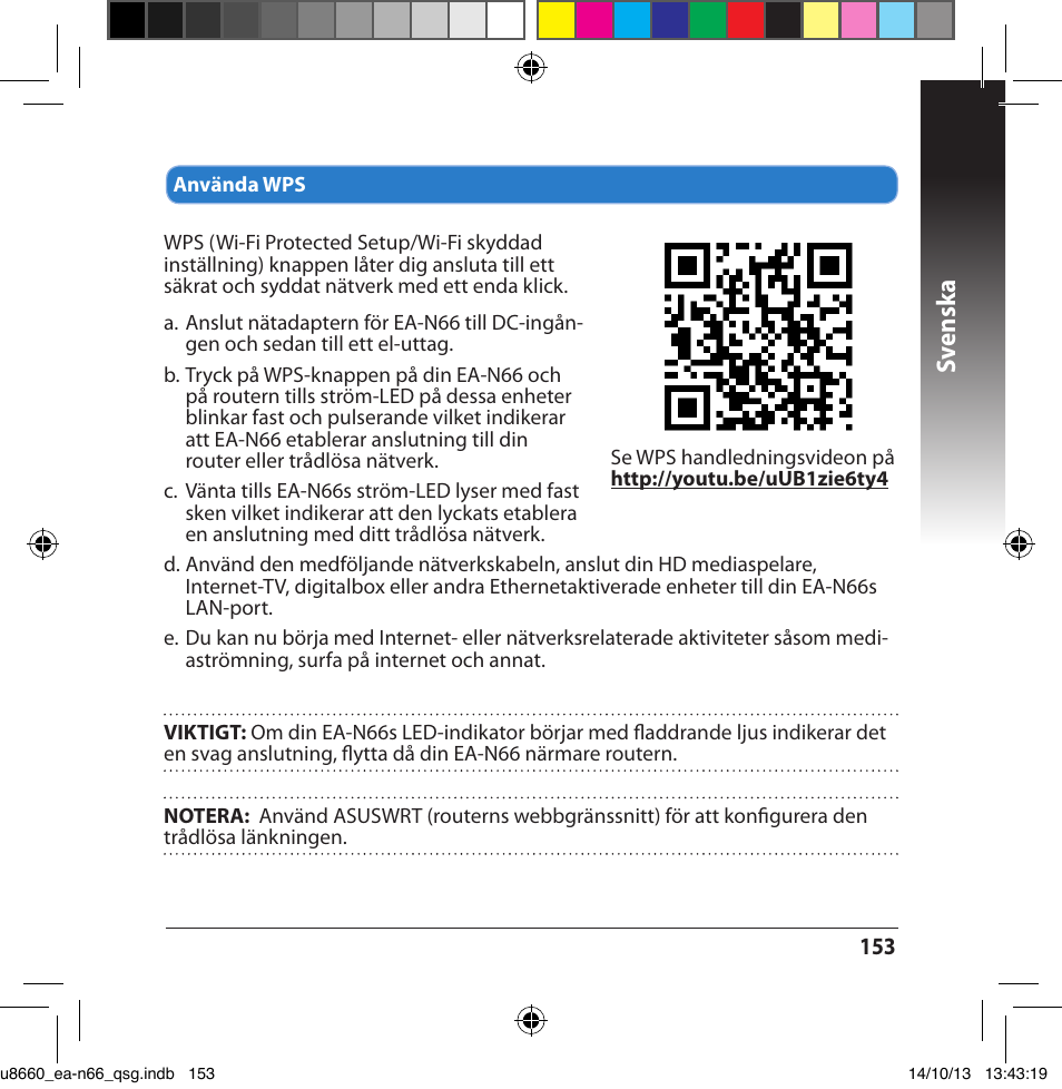 Sv ensk a | Asus EA-N66 User Manual | Page 153 / 178