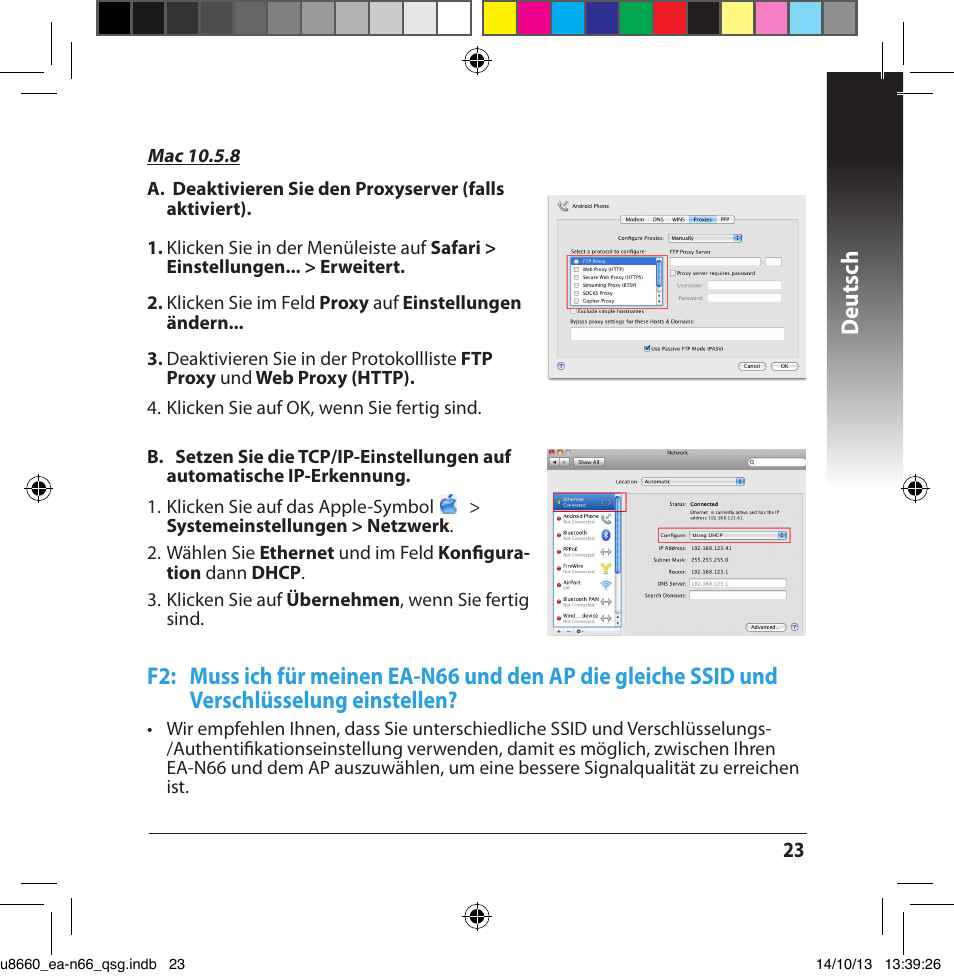 Deutsch | Asus EA-N66 User Manual | Page 23 / 178