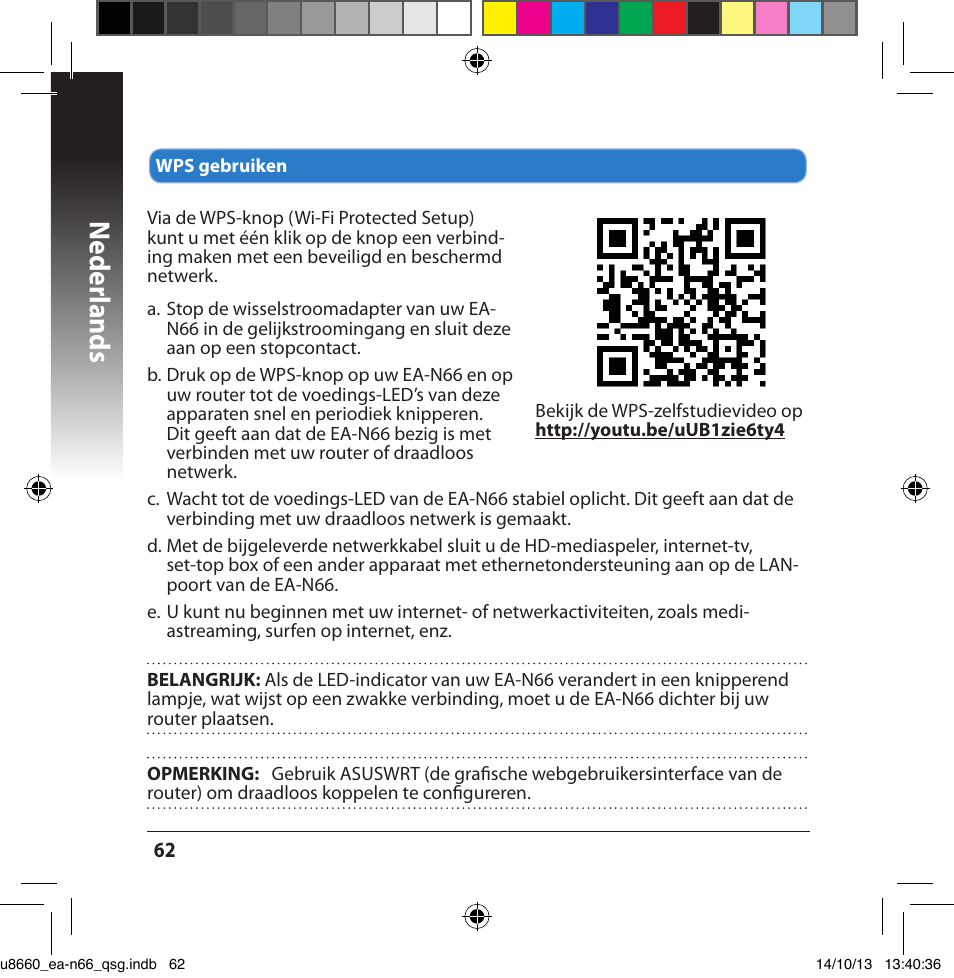 Neder lands | Asus EA-N66 User Manual | Page 62 / 178