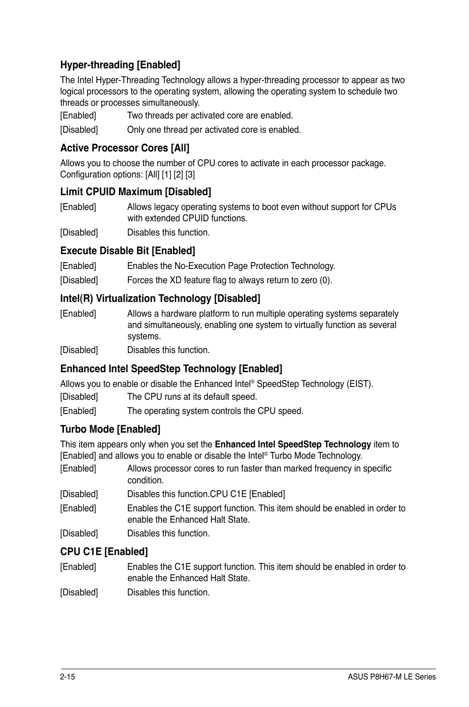 Asus P8H67-M LX User Manual | Page 44 / 58