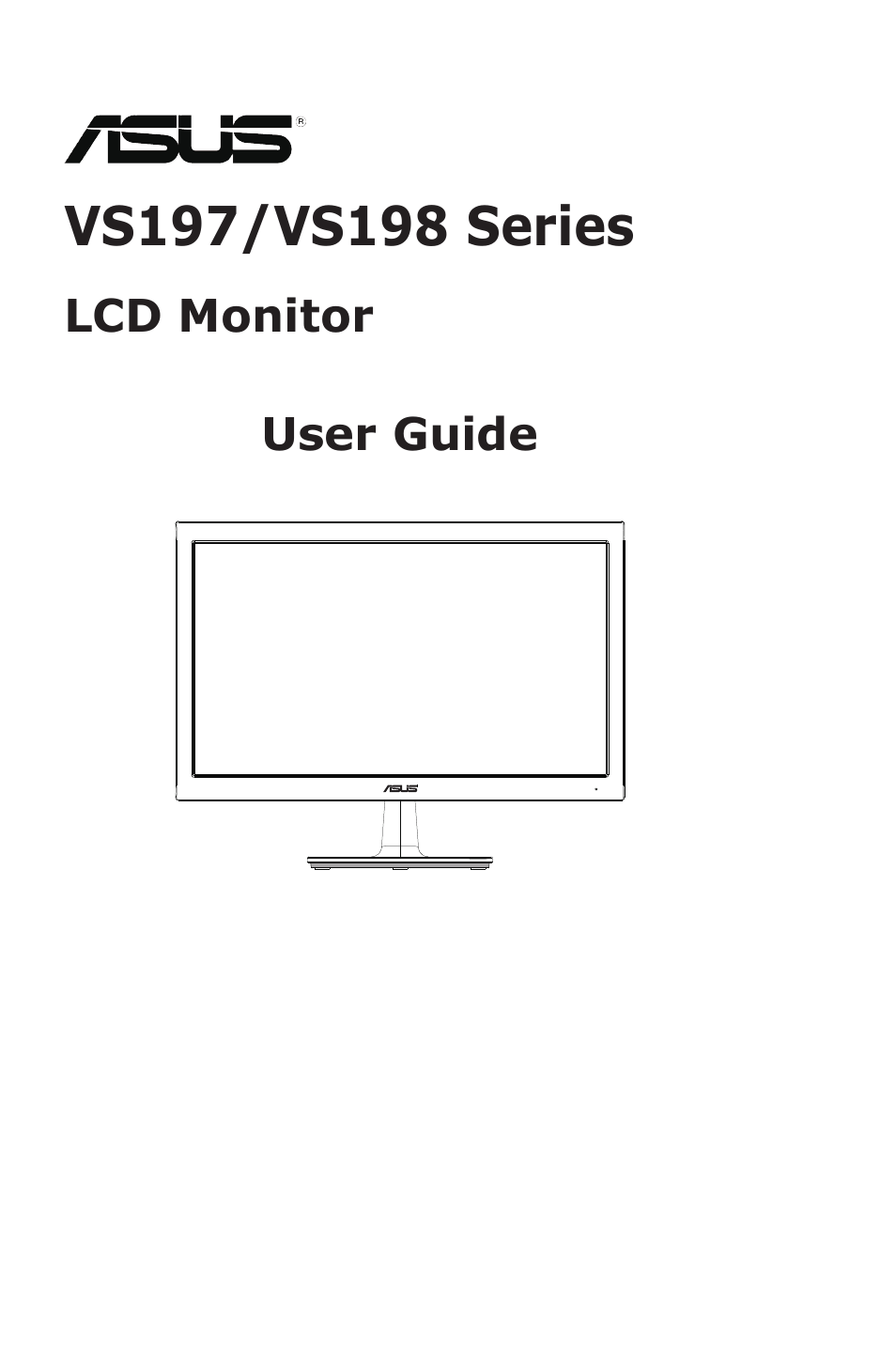 Asus VS197TE User Manual | 20 pages