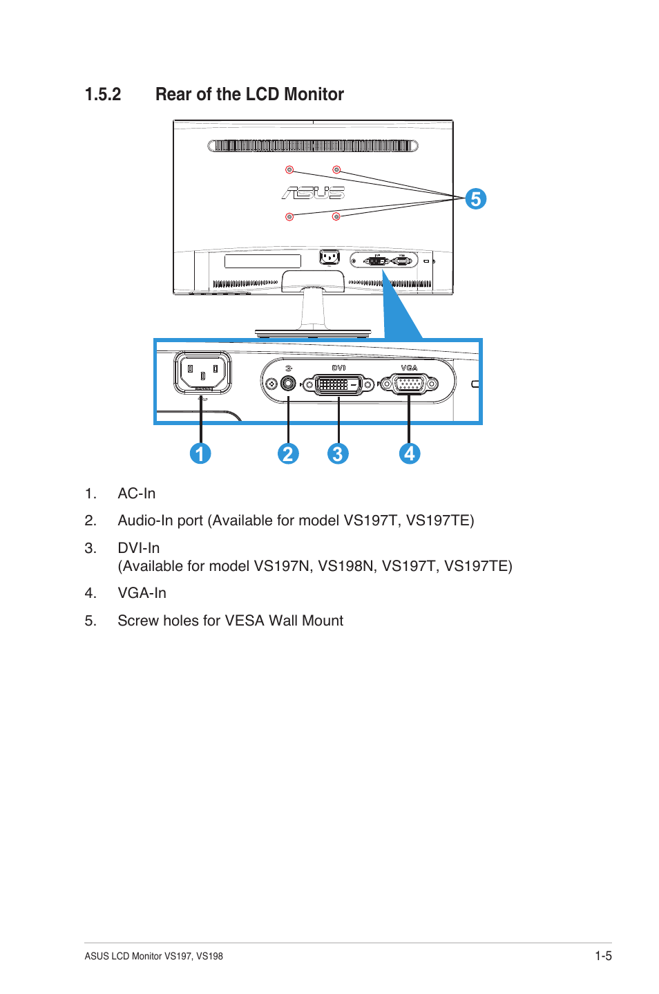 Asus VS197TE User Manual | Page 11 / 20