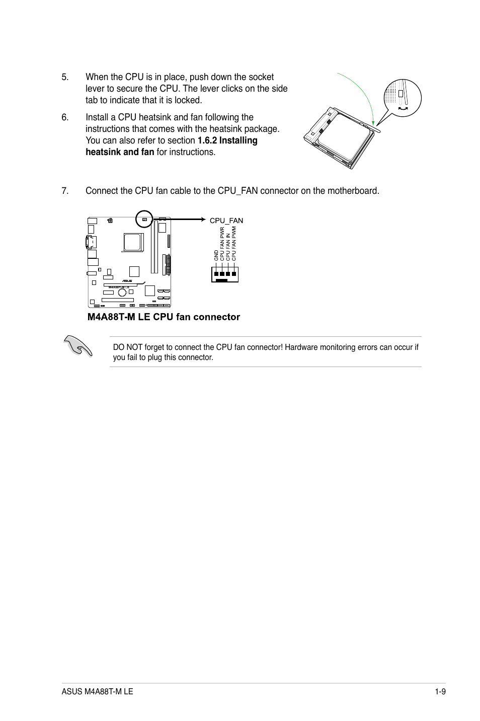 Asus M4A88T-M LE User Manual | Page 21 / 74