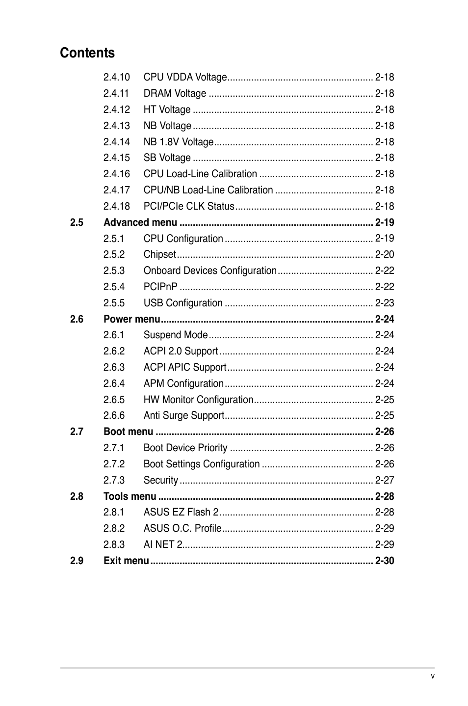 Asus M4A88T-M LE User Manual | Page 5 / 74