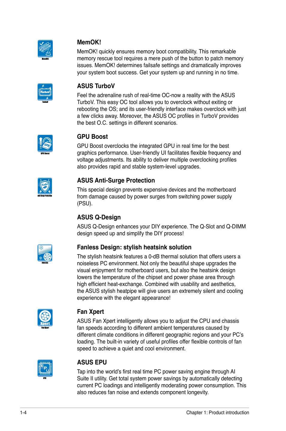 Asus P8Z68-M PRO User Manual | Page 16 / 82