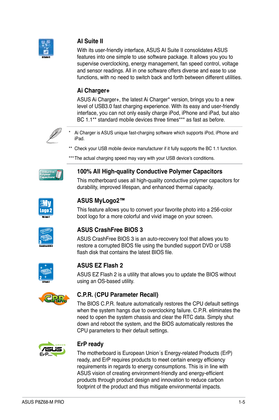 Asus P8Z68-M PRO User Manual | Page 17 / 82