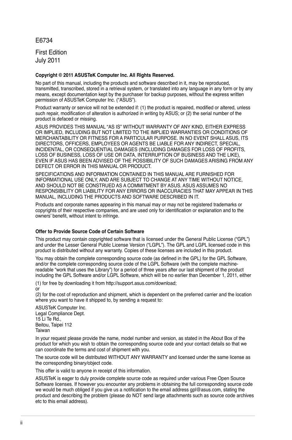 Asus P8Z68-M PRO User Manual | Page 2 / 82